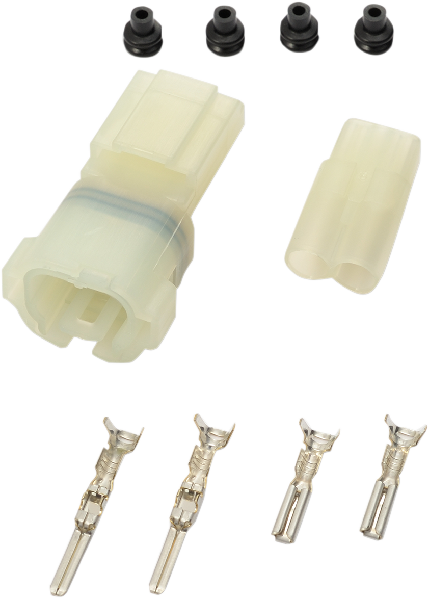 SHINDY UNIVERSAL MULTI-CONDUCTOR ELECTRICAL CONNECTORS CON KIT 2 PIN WAT RESIS
