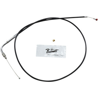 BLACK VINYL THROTTLE AND IDLE CABLES FOR HARLEY-DAVIDSON