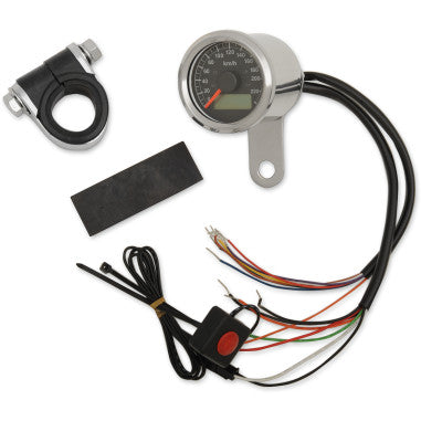 17/8" MINI PROGRAMMABLE ELECTRONIC SPEEDOMETERS WITH INDICATOR LIGHTS FOR HARLEY-DAVIDSON