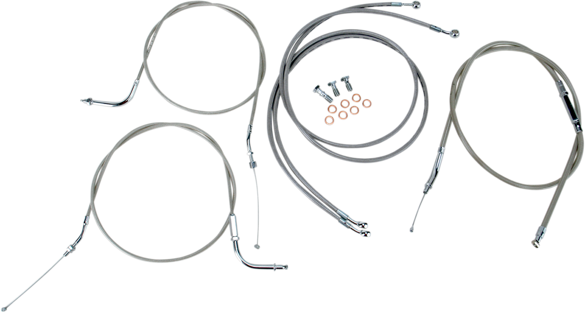 BARON HANDLEBAR CABLE AND LINE KITS CBL LINE KT 12"RDSTR99-04