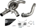 AKRAPOVIC SLIP-ON SERIES MUFFLERS HEADPIPES TI MULTISTRADA
