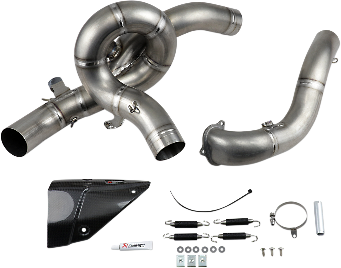 AKRAPOVIC SLIP-ON SERIES MUFFLERS HEADPIPES TI MULTISTRADA