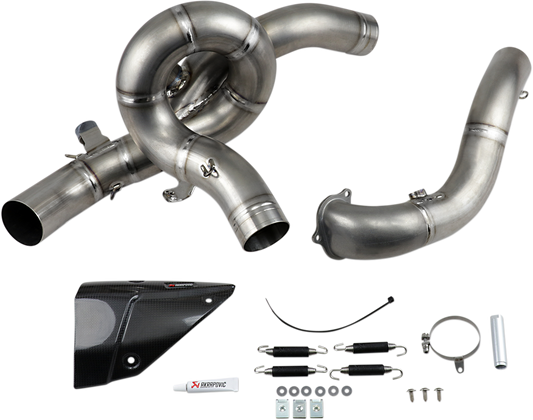 AKRAPOVIC SLIP-ON SERIES MUFFLERS HEADPIPES TI MULTISTRADA