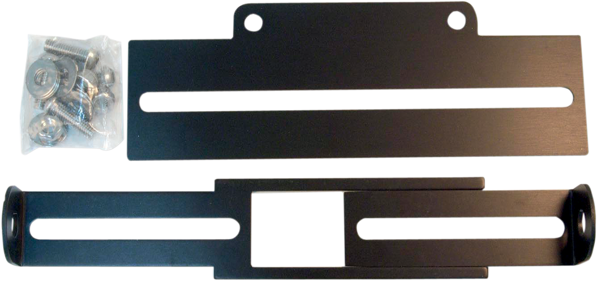 EMGO UNIVERSAL LICENSE PLATE AND TURN SIGNAL MOUNTING BRACKET LICENSE PLATE BRACKET
