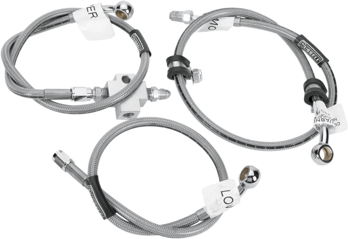 RUSSELL BRAKE LINE KITS FRT BRK LINE  VALKYRIE