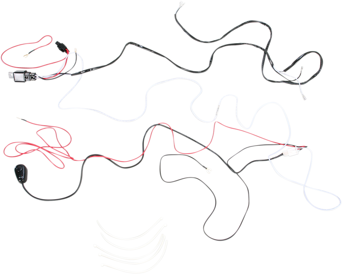 BRITE-LITES WIRING HARNESS WITH SWITCH WIRING HARNESS W/SWITCH