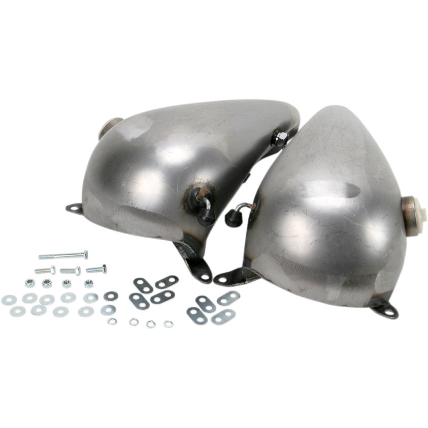3.5 Fat Bob Style Gallon Gas Tank Set For Harley-Davidson 1948-1984