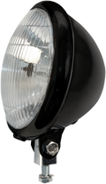 EMGO 53⁄4" BATES STYLE HEADLIGHT HEADLIGHT SHELL 5 3/4 BLK