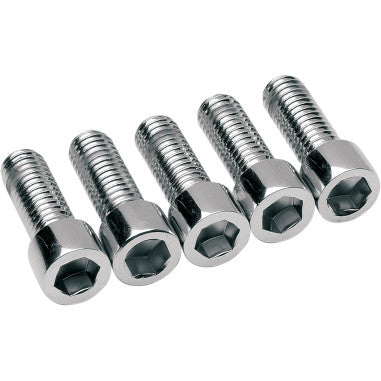 CHROME POLISHED SOCKET HEAD PULLEY BOLTS FOR HARLEY-DAVIDSON