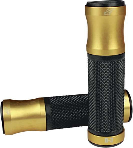 DRIVEN RACING D3 GRIPS GRIP D-3 GOLD/BLACK