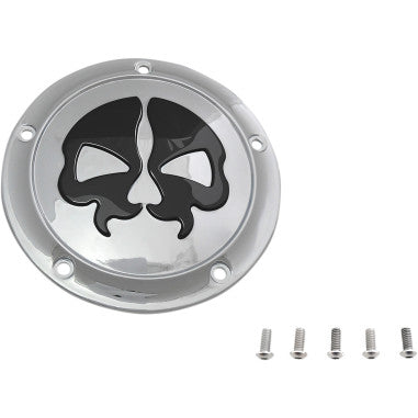 SPLIT SKULL DERBY COVERS FOR HARLEY-DAVIDSON