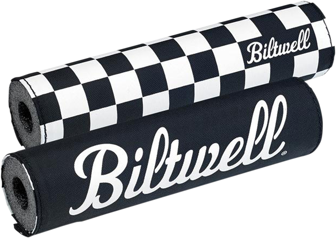 BILTWELL REVERSIBLE MOTO BAR PAD PAD CROSSBAR BW CHECKR