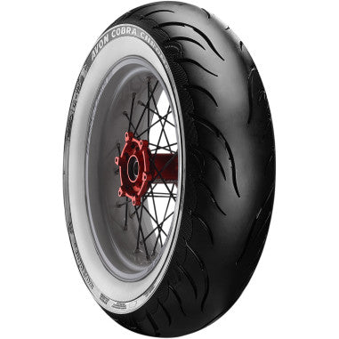 AV91 Cobra Chrome MT/90B16RF Wide Whitewall Front Tire