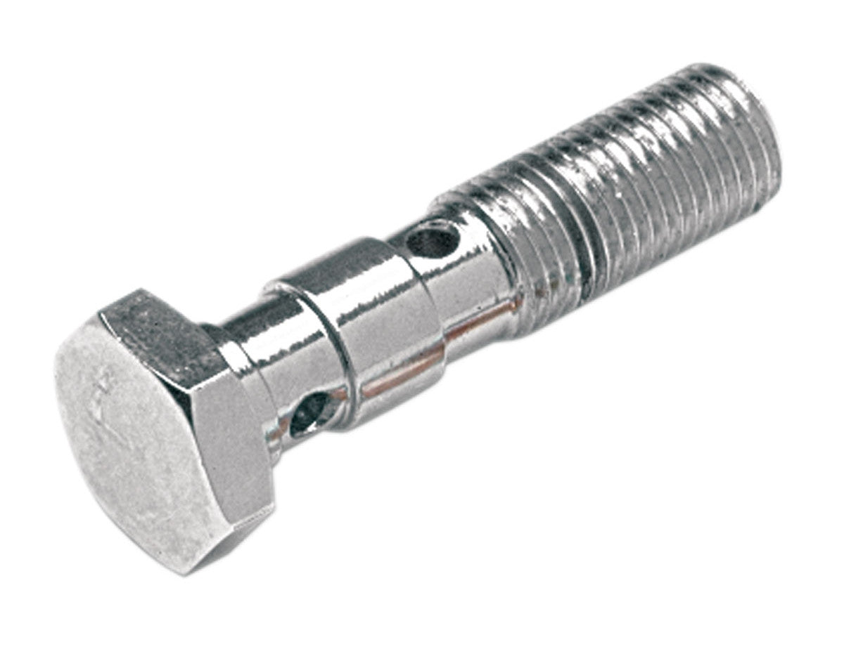 Goodridge 3/8-24 UNF Langer Doppelbremsleitungsadapter für Harley®