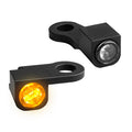 Heinz Bikes HBTSNXL14 Nano Series Handlebar Turn Signals Black For Harley-Davidson Sportster