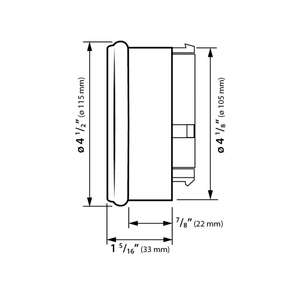 Odometer for Harley-Davidson Combo Speedometer Tachometer 5"