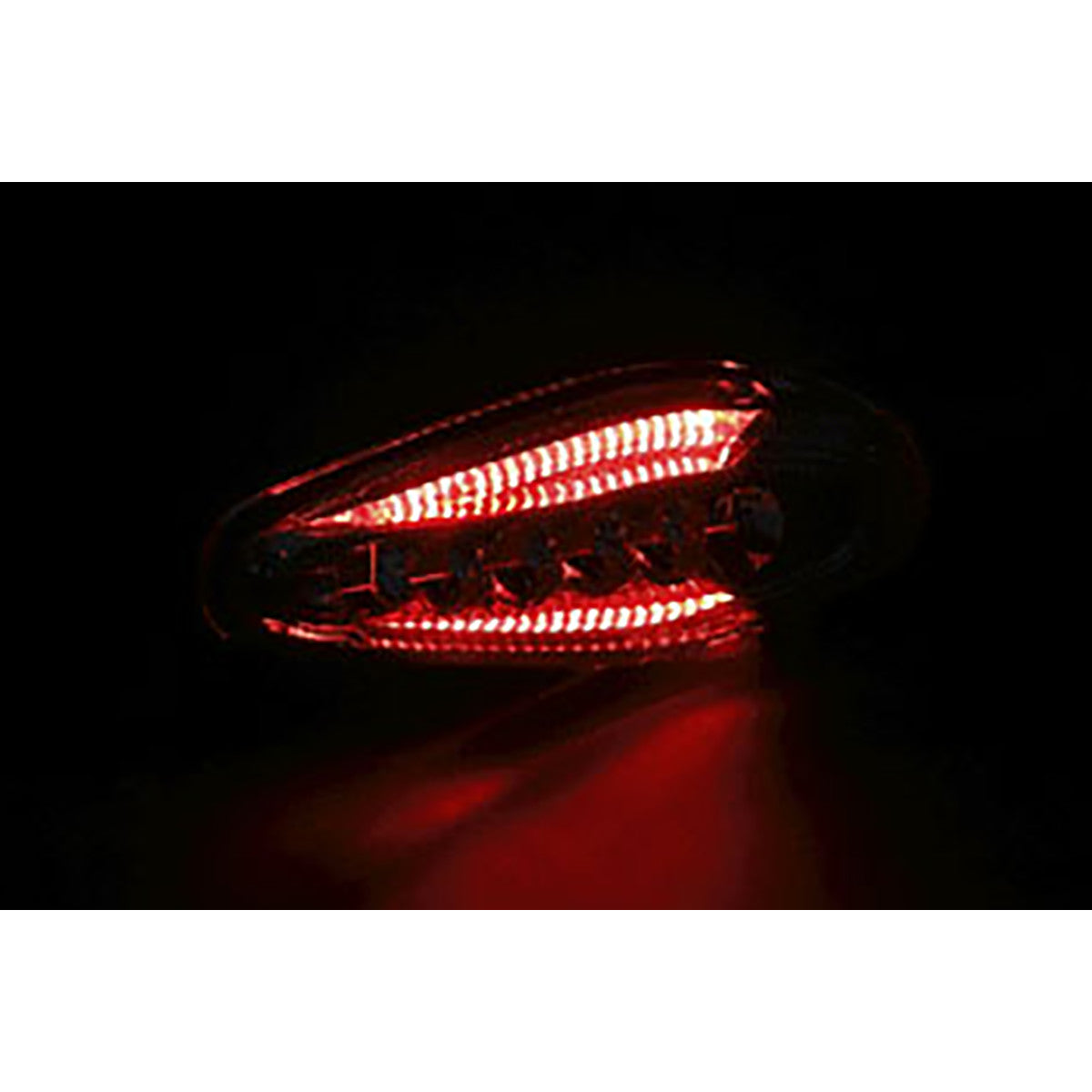 Koso Led Indicator Sonic Rear light + brake light function (black matt)