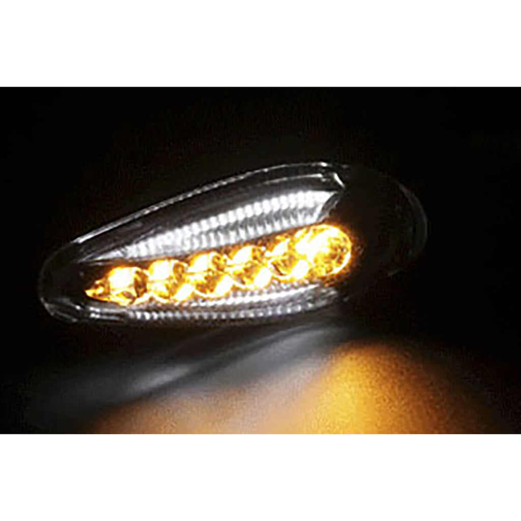 Koso Led Indicator Sonic Front Light (Black Matt)