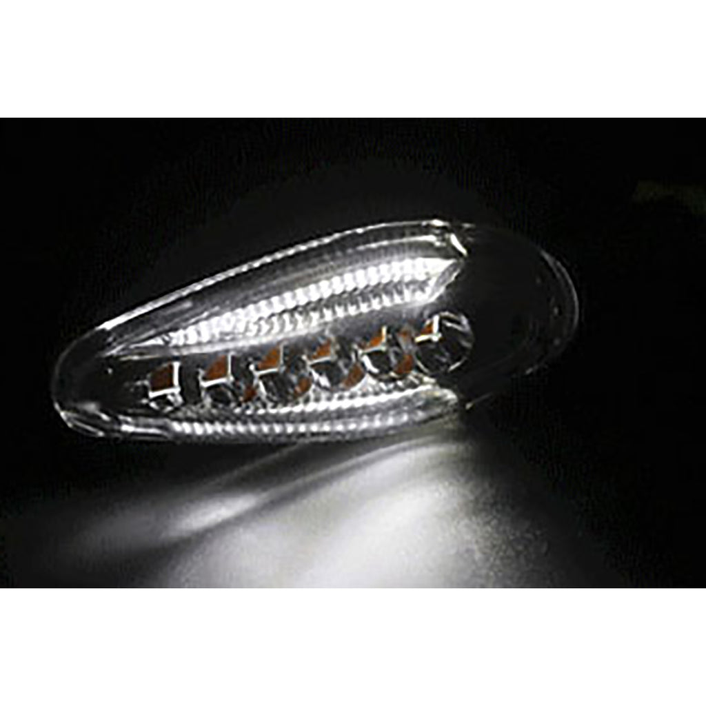 Koso Led Indicator Sonic Front Light (Black Matt)