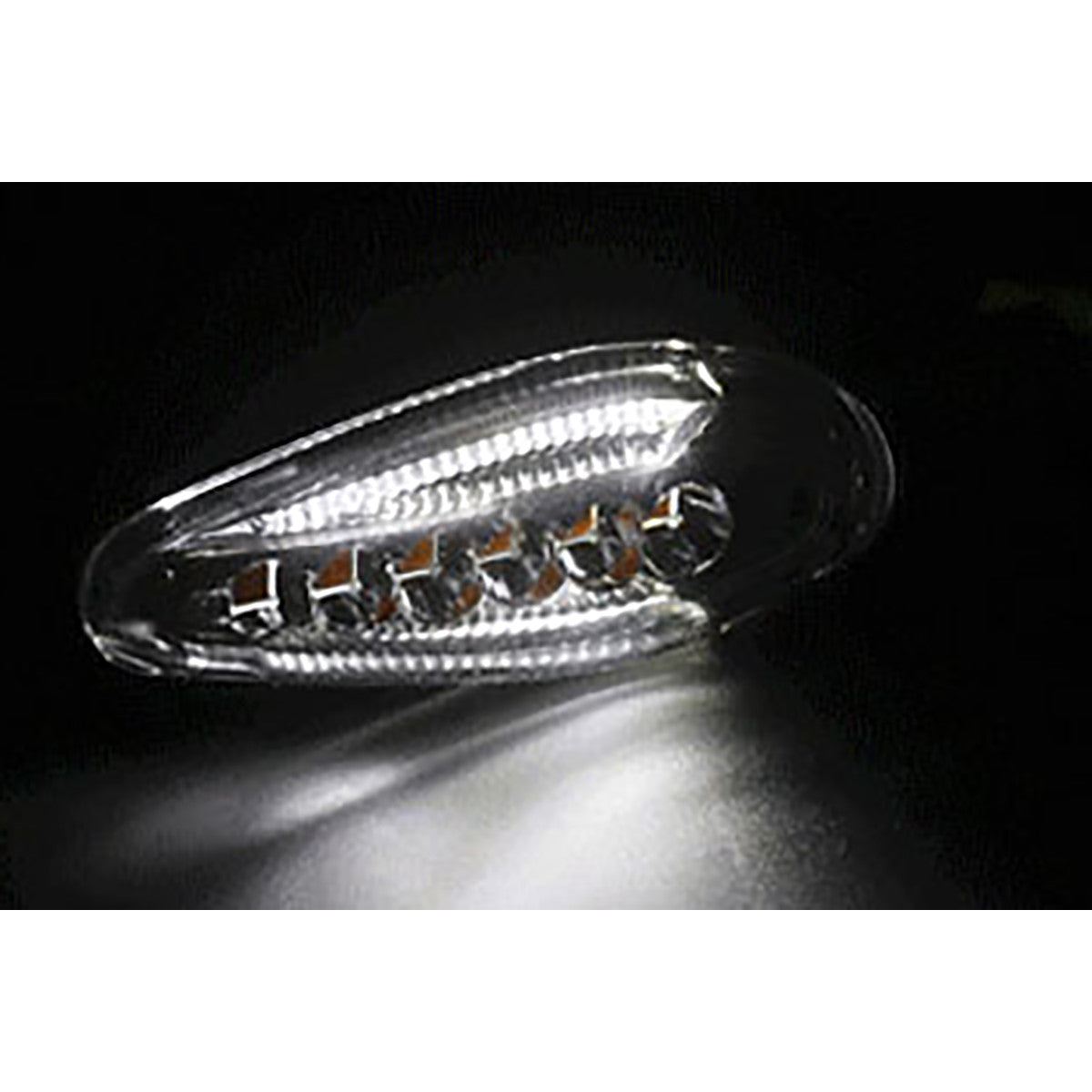 Koso Led Indicator Sonic Front Light (Black Matt)