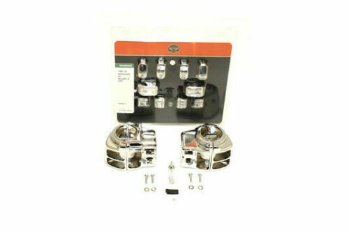 Handlebar Control Switch Housing Kit Chrome For Harley-Davidson