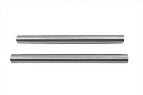Hard Chrome 41mm Fork Tube Set 26 Total Length For Harley-Davidson