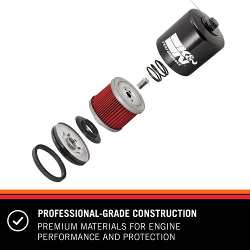 Filtro Aceite Para Suzuki Aprilia Kymco Arctic Cat K&N KN-138 Oil filter Black