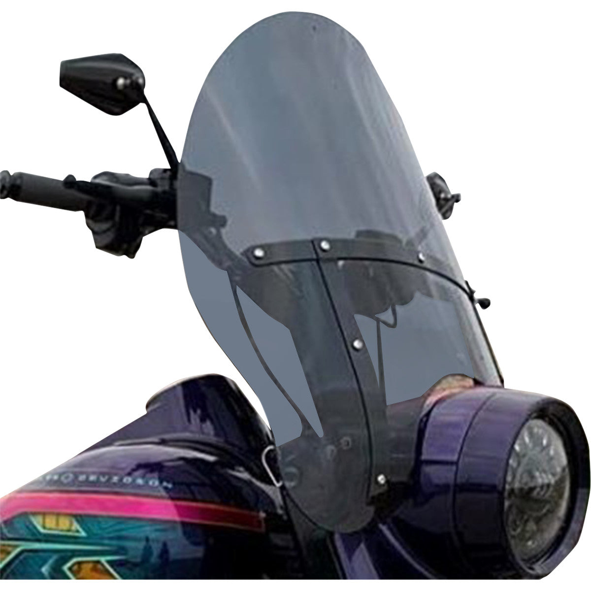 Flaretm Billboard Dark Smoke Windschutzscheiben für Harley Davidson