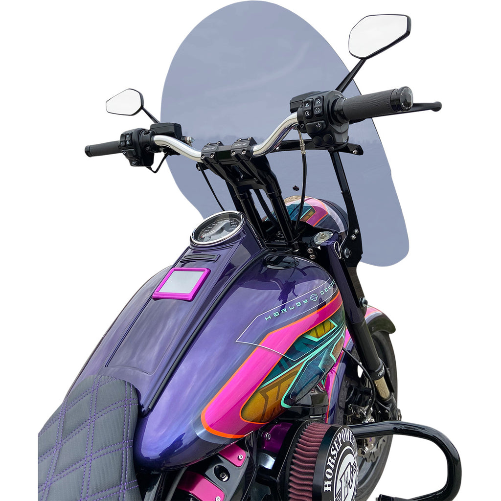 Flaretm Billboard Dark Smoke Windschutzscheiben für Harley Davidson