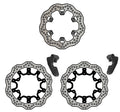 Kit 3 Discos Freno Ondulados Yamaha T-Max 500 '08-'11 NG Brake Disk Kit Wave