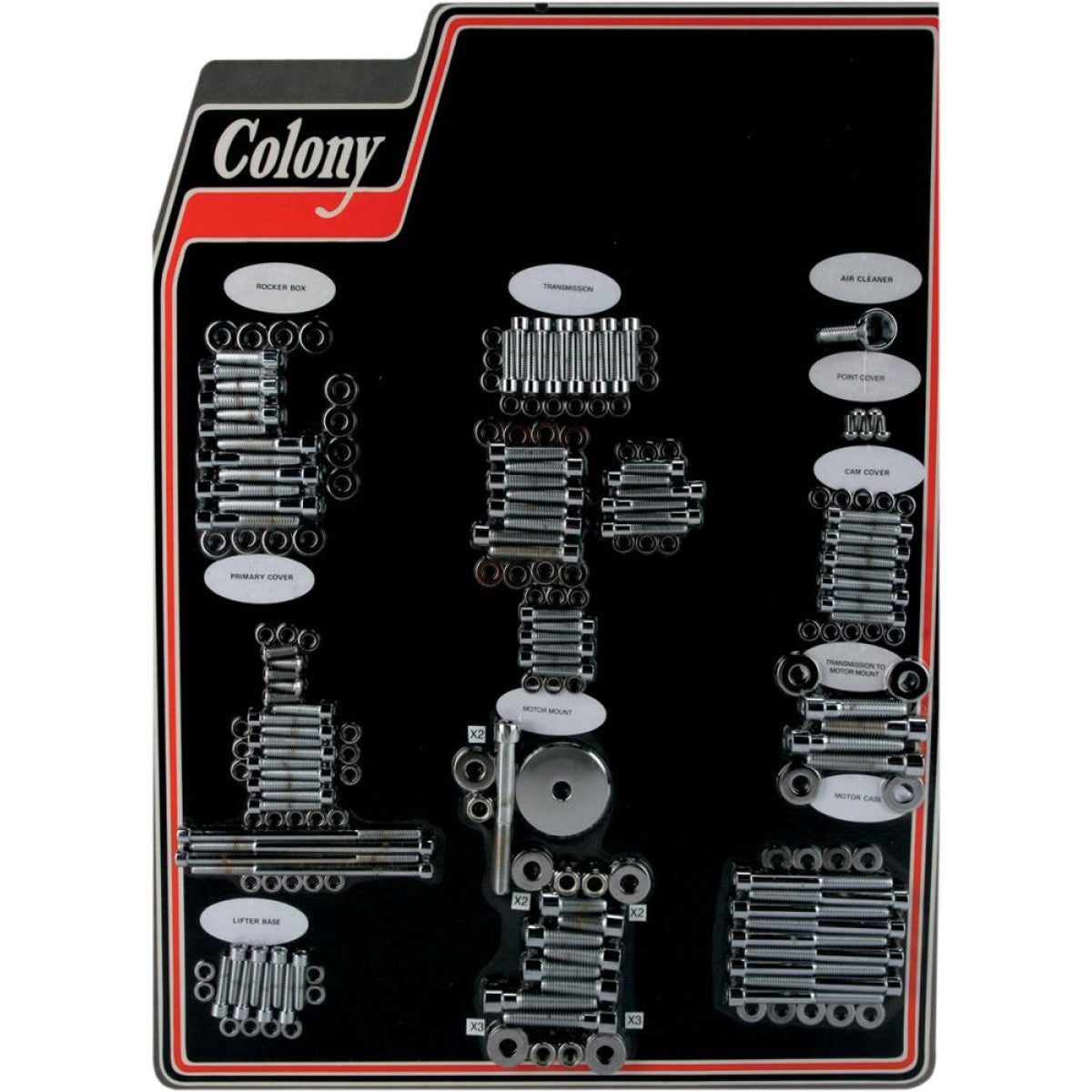 Chrom-Hardware-Kit für Harley® Touring-Inbusschrauben-Kits