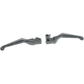 Kit Manetas Negras Ventiladas Para Harley-Davidson®.Slotted Black Hand Levers