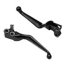 Kit Manetas Powdercoat Negro Para Harley-Davidson Desde 1984 A 1995