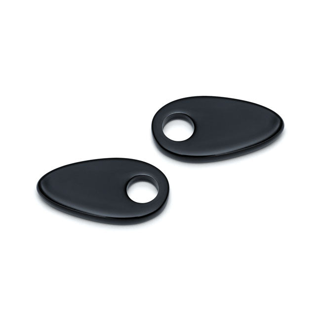 Kuryakyn, Fender Strut Cover Plates Gloss Black Para Harley Davidson