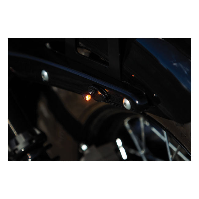 Kuryakyn, Fender Strut Cover Plates Gloss Black Para Harley Davidson