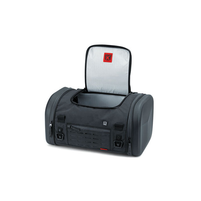 Kuryakyn Xkursion Xs Steward Roll Bag Black For Harley-Davidson