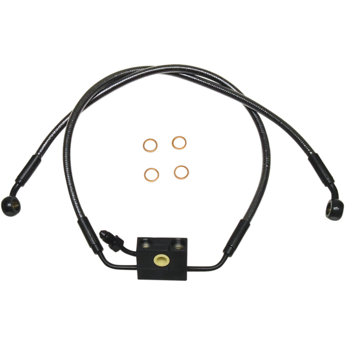 DESIGNER SERIES DOT ABS-SPECIFIC FRONT BRAKE LINE KITS FOR HARLEY DAVIDSON