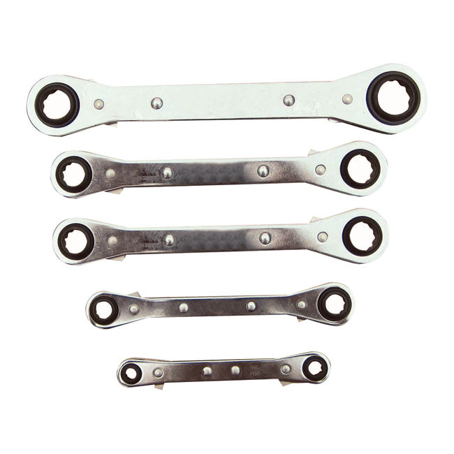 Lang Tools Box End Wrench Set Latch-On Metric Sizes