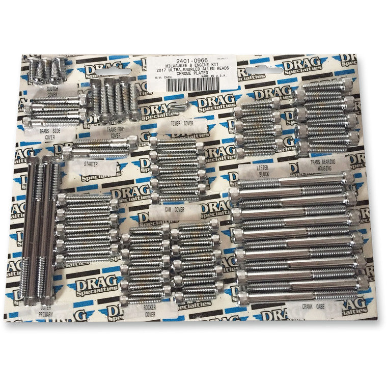 M-Eight Motorschraubensätze Rändel