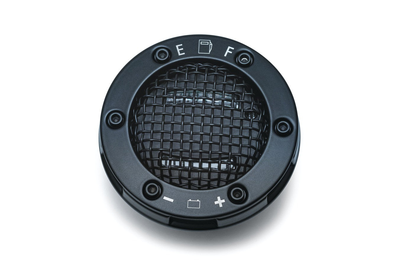 Medidor Combustible Para Harley-Davidson® Kuryakyn Mesh Fuel/Battery Gauge Black