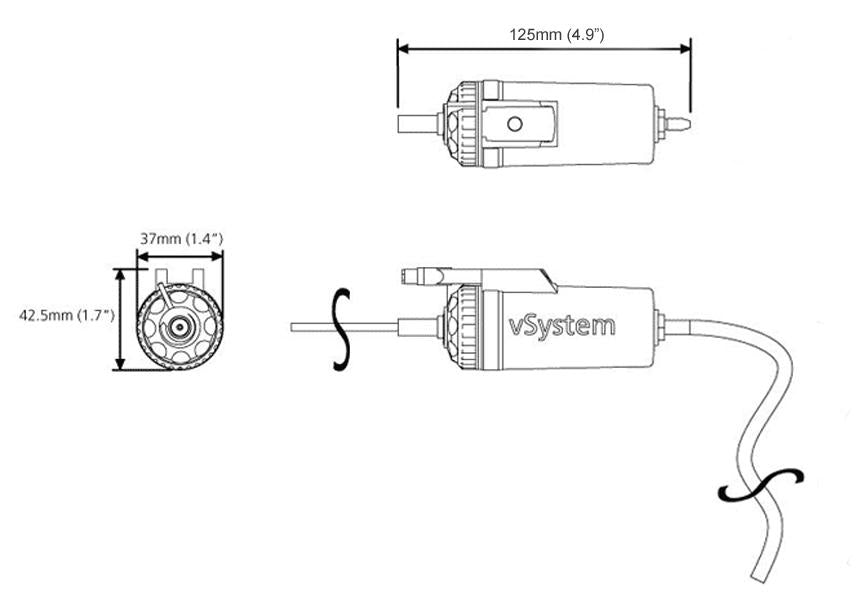 Scottoler Essentials Micro Vsystem Automatic Chain Oiler SO-6030