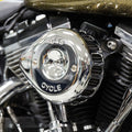 S&S Chrome Mini Teardrop Stealth Air Cleaner Kit For Harley-Davidson Twin Cam