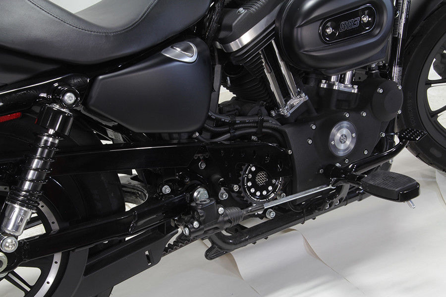 Fuorilegge Nero Front Pulley Guard Kit per Harley-Davidson Sportster