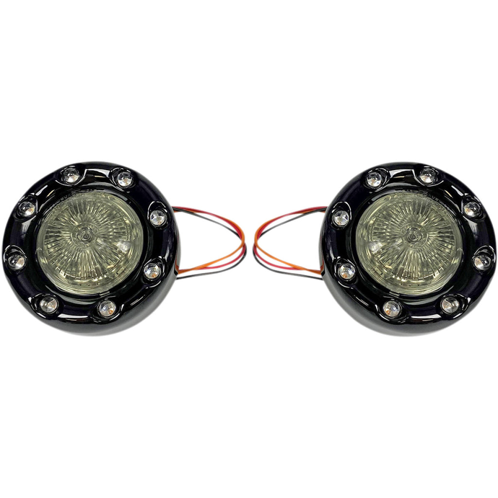 REAR PROBEAM® BULLET RINGZ™, schwarz glänzend mit getönter Linse