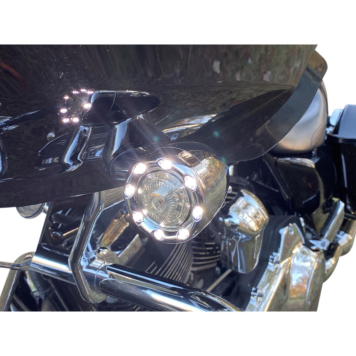 REAR PROBEAM® BULLET RINGZ™ Chrome w/ smoke lens