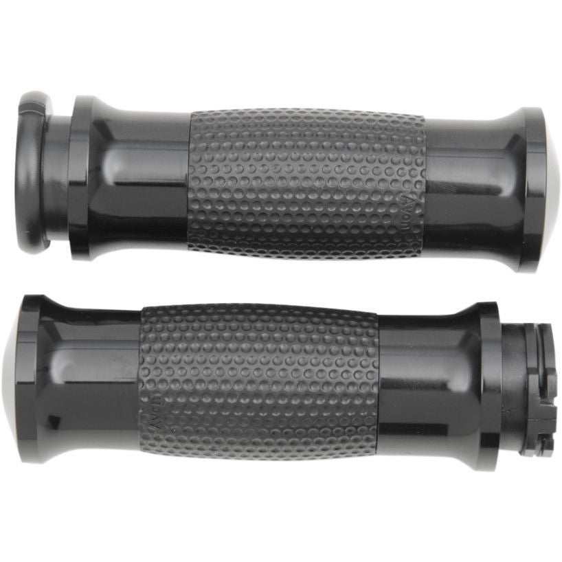 Puños Para Harley-Davidson® Avon Gel Grips Black Anodized