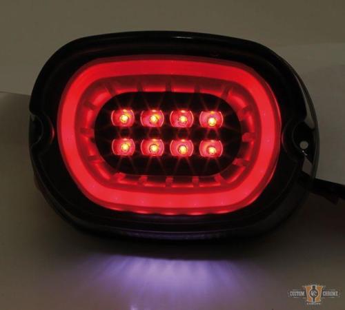 Piloto Trasero Led Homologado Para Harley-Davidson® '73-'98 Led Tail Lamp Smoked