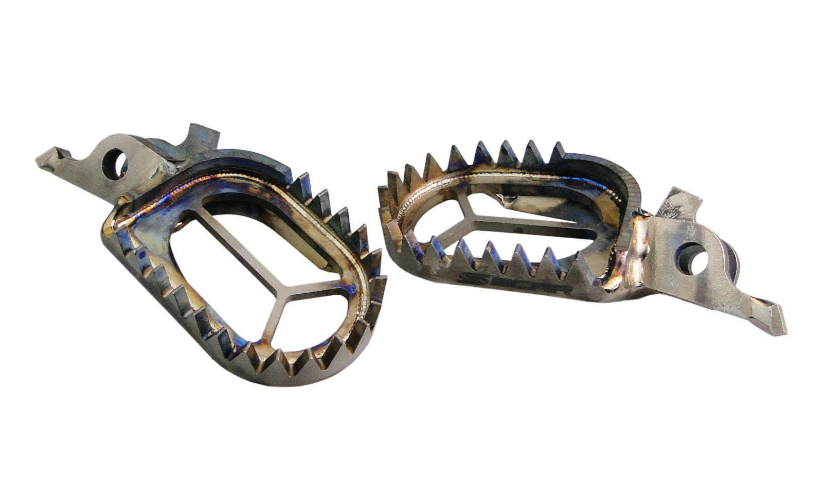 Posapies Estriberas De Titanio Para Honda CR 150 125 250 450 Titanium Footpegs