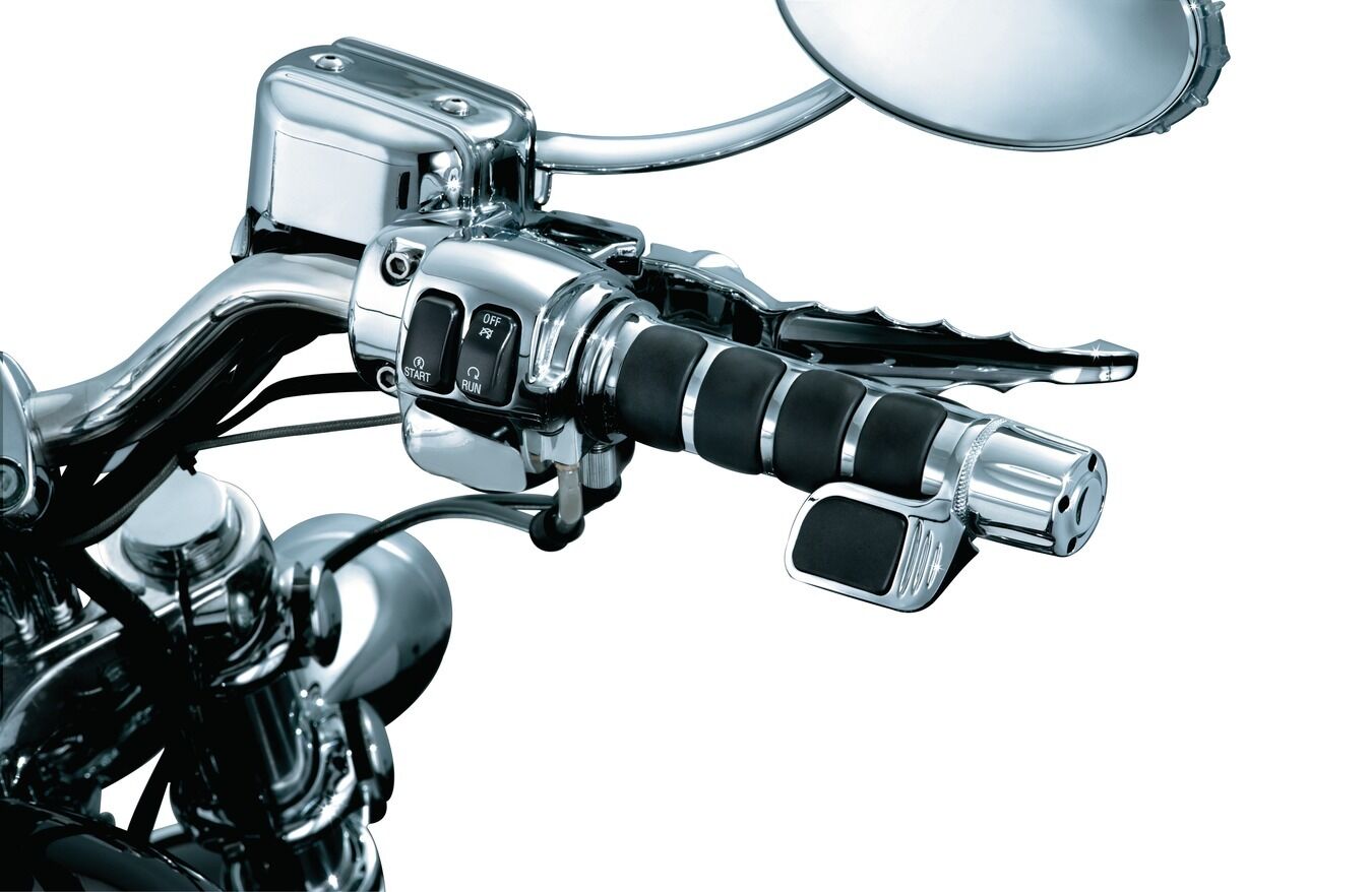 Puños Manillar ISO Grip Kuryakyn® Para Harley-Davidson® Touring TBW Por Cable