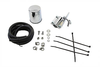 Pura Flow F1 Universal External Oil Filter Kit With Support For Harley-Davidson